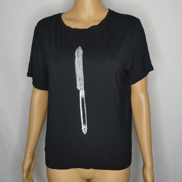 Front Row Shop Butter Knife Graphic T Shirt Tee Lg - Picture 1 of 8